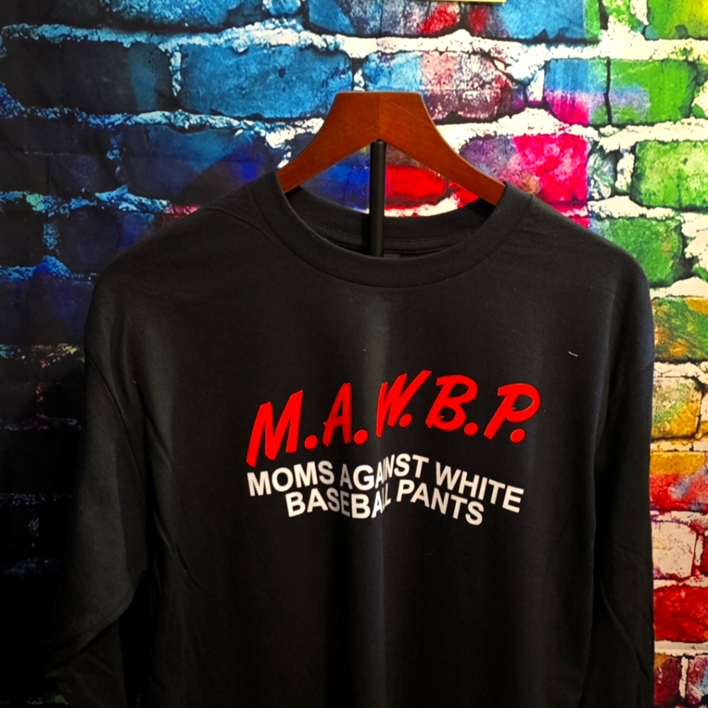 M.A.W.B.P - Black Baseball Mom Long Sleeves Tee